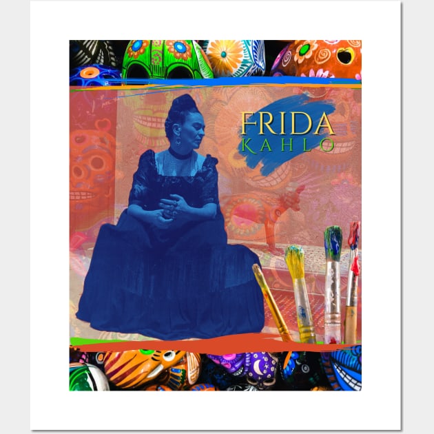 Series of Frida Kahlo #6 Wall Art by Mazzlo Shop